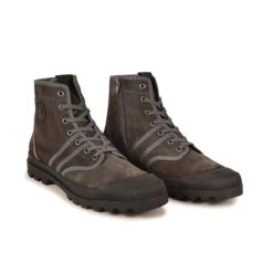 Pataugas AUTHENTIQUE M/ZIPS H4H GRIS/NOIR -Pataugas Chaussure Pas Cher Magasin 628190 BOOTS HOMME OG M ZIPS H4H GRIS 4WEB