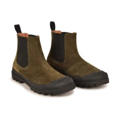 Pataugas AUTHENTIQUE C/S F4H KAKI -Pataugas Chaussure Pas Cher Magasin 628191 BOOTS FEMME OG C S F4H KAKI 4WEB