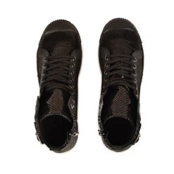 Pataugas BANJOU LATSA/V F4H NOIR -Pataugas Chaussure Pas Cher Magasin 628262 BASKET FEMME LATSA V F4H NOIR 6