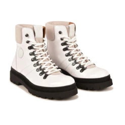 Pataugas NISTOS/V F4H BLANC -Pataugas Chaussure Pas Cher Magasin 628264 100 BOOTS FEMME NISTOS V F4H BLANC 4