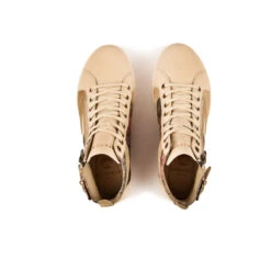 Pataugas PALME/CRI F4H BEIGE -Pataugas Chaussure Pas Cher Magasin 628269 150 BASKET HAUTE FEMME PALME CRI F4H BEIGE 6