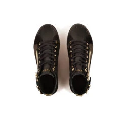 Pataugas PALME/MIX F4H NOIR/DORÉ -Pataugas Chaussure Pas Cher Magasin 628270 946 BASKET FEMME PALME MIX F4H NOIR DORE 6