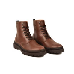 Pataugas VASCO/N H4H CHOCOLAT -Pataugas Chaussure Pas Cher Magasin 628275 803 BOOTS HOMME VASCO N H4H CHOCO 4