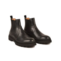 Pataugas VITUS/N F4H NOIR -Pataugas Chaussure Pas Cher Magasin 628278 850 BOOTS HOMME VITUS N H4H NOIR 4