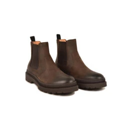 Pataugas VITUS/W H4H CHOCOLAT -Pataugas Chaussure Pas Cher Magasin 628280 803 BOOTS HOMME VITUS W H4H CHOCO 4