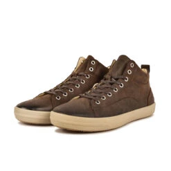 Pataugas NEW CARLO/W H4H CHOCOLAT -Pataugas Chaussure Pas Cher Magasin 628305 BASKET HOMME NEW CARLO W H4H CHOCO 4