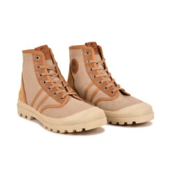 Pataugas AUTHENTIQUE M/MIXTC F4H BEIGE -Pataugas Chaussure Pas Cher Magasin 628318 BOOTS FEMME OG M MIXTC F4H BEIGE 4