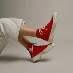 Pataugas AUTHENTIQUE/T F4G ROUGE -Pataugas Chaussure Pas Cher Magasin AUTHENTIQUETF4GROUGE2