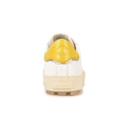 Pataugas ARAN/MIX F2H BLANC/JAUNE -Pataugas Chaussure Pas Cher Magasin BASKET FEMME ARAN MIX F2H BLANC JAUNE 7