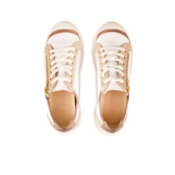 Pataugas BAHIA/SME F2H BLANC/BEIGE -Pataugas Chaussure Pas Cher Magasin BASKET FEMME BAHIA SME F2H BLANC BEIGE 628048 912 6