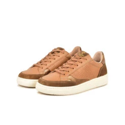 Pataugas BASALTE/SNME F4I CAMEL -Pataugas Chaussure Pas Cher Magasin BASKET FEMME BASALT SNME F2H CAMEL 628053 751 5