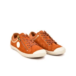 Pataugas BISK/M F2I CAMEL -Pataugas Chaussure Pas Cher Magasin BASKET FEMME BISK M F2I CAMEL 628361 751 4