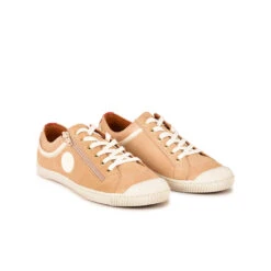 Pataugas BISK/MIX F2I BEIGE -Pataugas Chaussure Pas Cher Magasin BASKET FEMME BISK MIX F2I BEIGE 628362 150 4