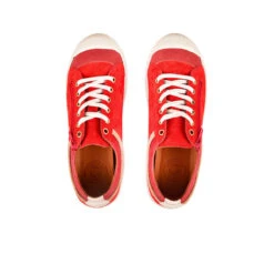 Pataugas BISK/MIX F2I ROUGE -Pataugas Chaussure Pas Cher Magasin BASKET FEMME BISK MIX F2I ROUGE 628362 350 6