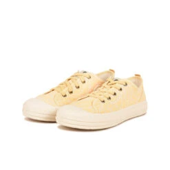 Pataugas ETCHE L/MF F2I JAUNE -Pataugas Chaussure Pas Cher Magasin BASKET FEMME ETCHE L MF F2I JAUNE 628374 200 5