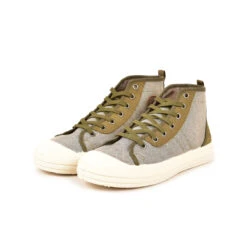 Pataugas ETCHE M/MIXTC F4I KAKI -Pataugas Chaussure Pas Cher Magasin BASKET FEMME ETCHE M MIXTC F4I KAKI 628485 554 5