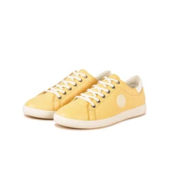 Pataugas JAYO/N F2I JAUNE -Pataugas Chaussure Pas Cher Magasin BASKET FEMME JAYO N F2I JAUNE 628442 200 5
