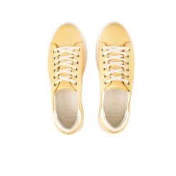 Pataugas JAYO/N F2I JAUNE -Pataugas Chaussure Pas Cher Magasin BASKET FEMME JAYO N F2I JAUNE 628442 200 6