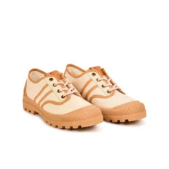 Pataugas AUTHENTIQUE L/MIXTC F2I BEIGE -Pataugas Chaussure Pas Cher Magasin BASKET FEMME OG L MIXTC F2I BEIGE 628353 150 4