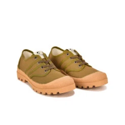 Pataugas AUTHENTIQUE L/T F2H VERT MILITAIRE -Pataugas Chaussure Pas Cher Magasin BASKET FEMME OG L T F2H VERT MILITAIRE 4
