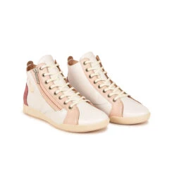 Pataugas PALME/PER F2I ROSE 14 Pataugas PALME/PER F2I ROSE -Pataugas Chaussure Pas Cher Magasin BASKET FEMME PALME PER F2I ROSE 628402 300 4