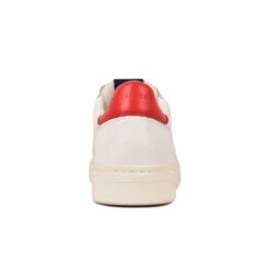 Pataugas BASALTE/N H2H BLANC/ROUGE -Pataugas Chaussure Pas Cher Magasin BASKET HOMME BASALT N F2H BLANC ROUGE 7