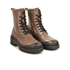 Pataugas AINOA B/CI F4I CAFE -Pataugas Chaussure Pas Cher Magasin BOOTS FEMME AINOA B CI F4I IMPRIME CAFE 628452 801 4