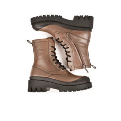 Pataugas AINOA B/CI F4I CAFE -Pataugas Chaussure Pas Cher Magasin BOOTS FEMME AINOA B CI F4I IMPRIME CAFE 628452 801 6