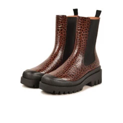 Pataugas AINOA CH/GR F4I CARAMEL -Pataugas Chaussure Pas Cher Magasin BOOTS FEMME AINOA CH GR F4I CARAMEL 628454 753 5