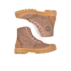 Pataugas AUTHENTIQUE M/MIXTC F4H CAFE -Pataugas Chaussure Pas Cher Magasin BOOTS FEMME OG M MIXTC F4H CAFE 628318 801 6