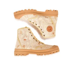 Pataugas AUTHENTIQUE M/TOPO F2I BEIGE -Pataugas Chaussure Pas Cher Magasin BOOTS FEMME OG M TOPO F2I BEIGE 628340 150 6