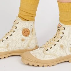 Pataugas AUTHENTIQUE M/TOPO F2I BEIGE -Pataugas Chaussure Pas Cher Magasin BOOTS FEMME OG M TOPO F2I BEIGE 628340 150 Porte 2