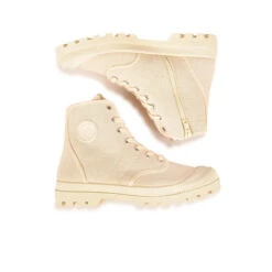 Pataugas AUTHENTIQUE M/ZIPTI F2I ECRU -Pataugas Chaussure Pas Cher Magasin BOOTS FEMME OG M ZIPTI F2I ECRU 628347 103 6