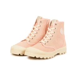 Pataugas AUTHENTIQUE M/ZIPTI F2I ROSE -Pataugas Chaussure Pas Cher Magasin BOOTS FEMME OG MID ZIP ROSE PALE 628347 300 5