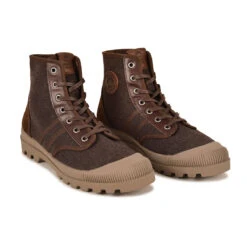 Pataugas AUTHENTIQUE M/MIXTC F4H CHOCOLAT -Pataugas Chaussure Pas Cher Magasin BOOTS FEMME OG MIXTE F4H CHOCOLAT 4