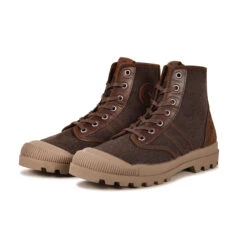 Pataugas AUTHENTIQUE M/MIXTC F4H CHOCOLAT -Pataugas Chaussure Pas Cher Magasin BOOTS FEMME OG MIXTE F4H CHOCOLAT 5