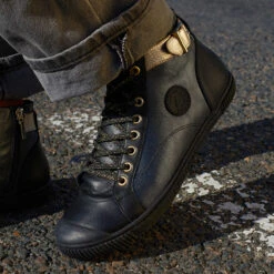 Pataugas BANJOU LATSA/MIX F4H NOIR/DORÉ 11 Pataugas BANJOU LATSA/MIX F4H NOIR/DORÉ -Pataugas Chaussure Pas Cher Magasin F Palme MIX Noir Dore