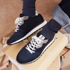 Pataugas ASTATE/MIX H4H MARINE -Pataugas Chaussure Pas Cher Magasin H ASTATE MIX MARINE