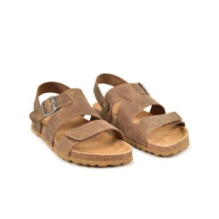 Pataugas LUCAS H2I MARRON -Pataugas Chaussure Pas Cher Magasin SANDALE HOMME LUCAS H2I MARRON 628532 800 4